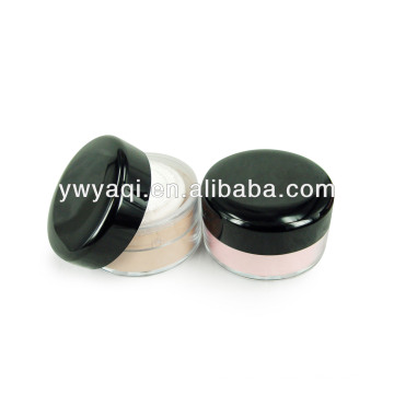 loose powder container with sifter and puff